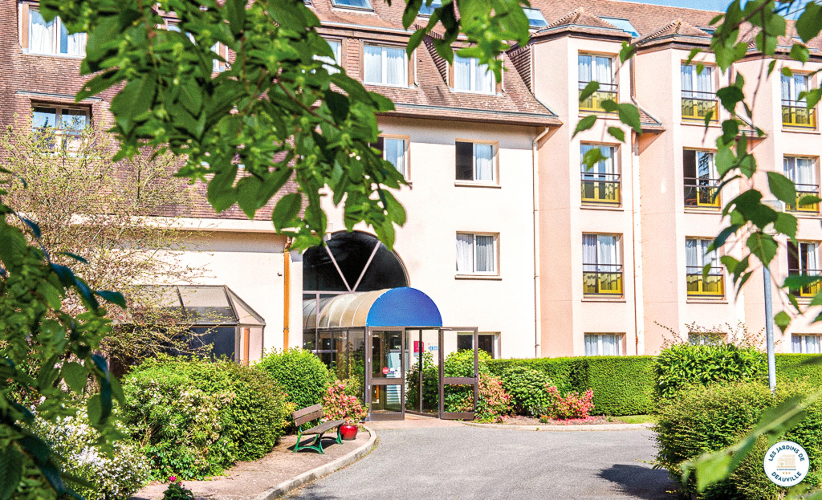 Hotel Les Jardins De Deauville Saint-Martin-aux-Chartrains Exterior foto