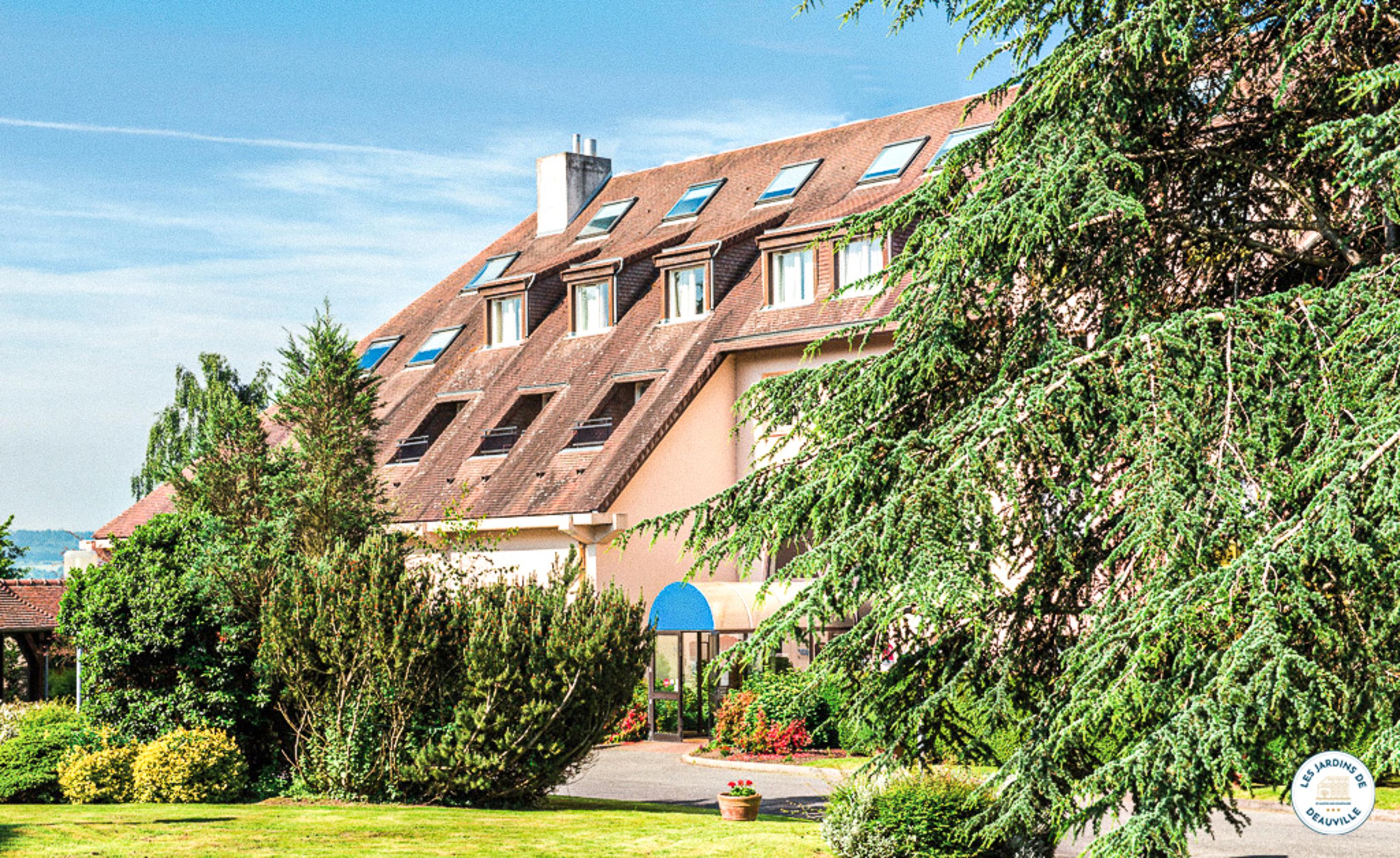 Hotel Les Jardins De Deauville Saint-Martin-aux-Chartrains Exterior foto